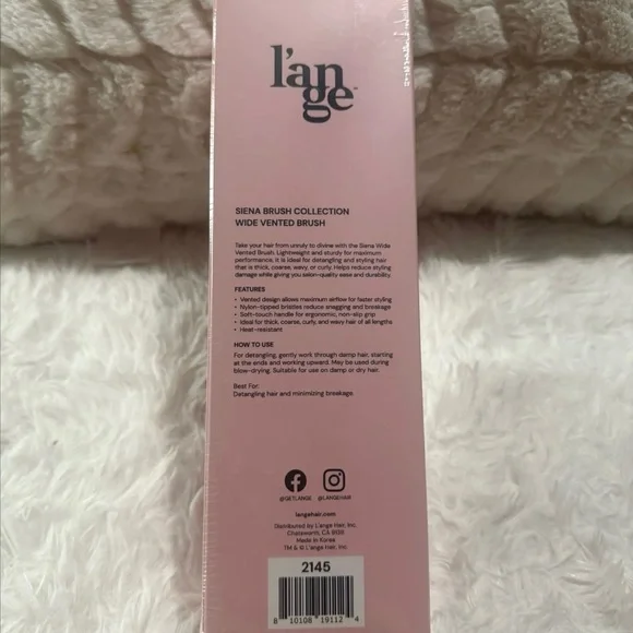 Lange Blush Wide Vented Styling Brush - Picture 2 of 4